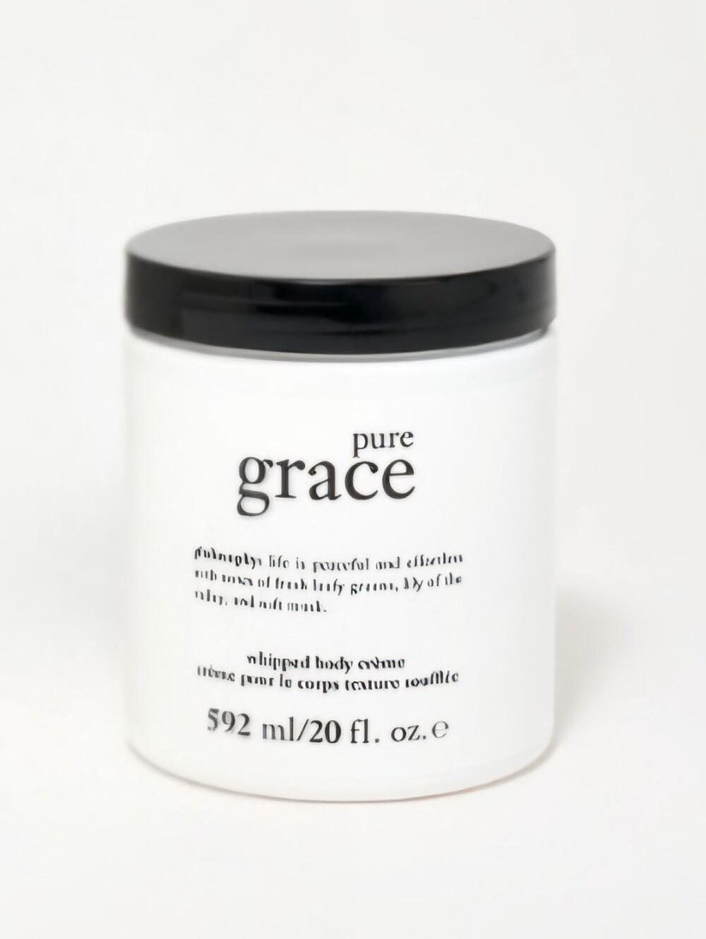 JUMBO- Philosophy Pure Grace Whipped Body Creme - White & Black